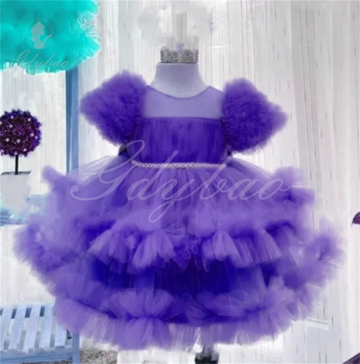 Girl Dresses Baby  New Baby Girls Dresses Infant Kids Clothes Birthday Party Princess Dress Flower Girl Dress