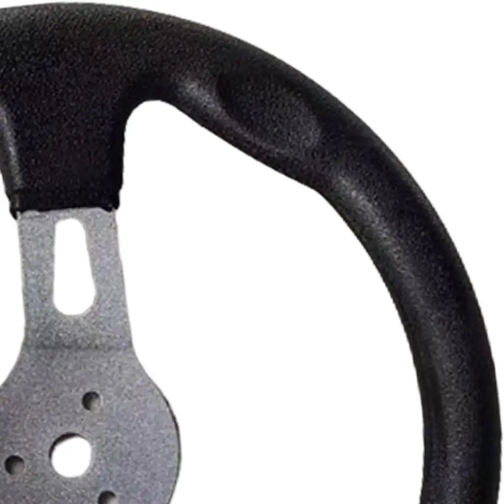 Universal 3 Spoke Steering Wheel for Go Kart Go Cart Scooter Karting Balance Car - 270mm / 10.6 