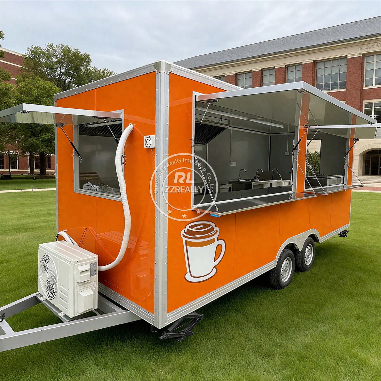 

Concession Food Truck Fully Equipped Mobile Coffee Churros Tacos Pizza Truck Street Catering Fast Food Trailer Cart For Sale