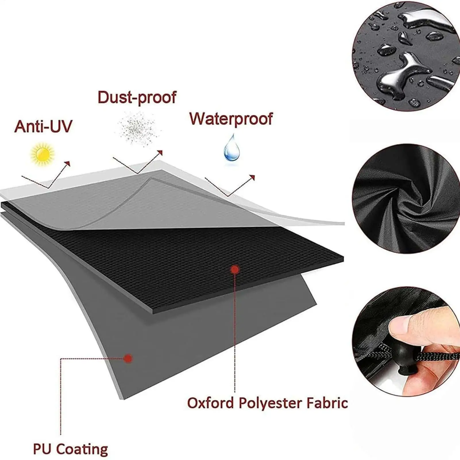 

Outdoor Table Covers All-Weather Furniture Guard Lawn Furniture Covers Waterproof Outdoor For Urban Balcony Poolside Backyard