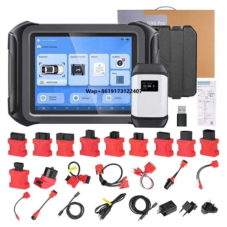 XTOOL D9S PRO D9SPRO Car Diagnostic Tools ECU Programming Coding Automotive Scanner 45+ Services CANFD DOIP Topology