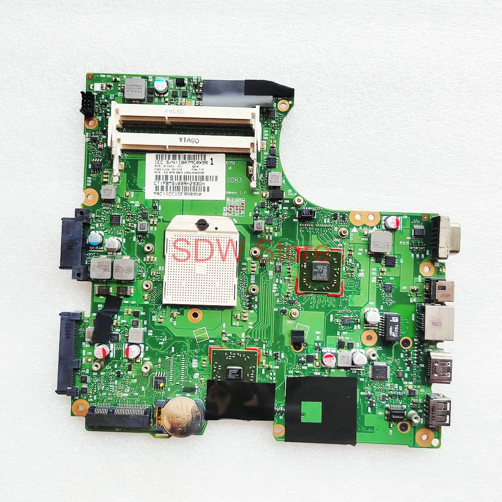 

For HP Compaq 625 325 326 425 Notebook 611803-001 CQ325 Laptop Motherboard Mainboard RS880M DDR3 with Free CPU