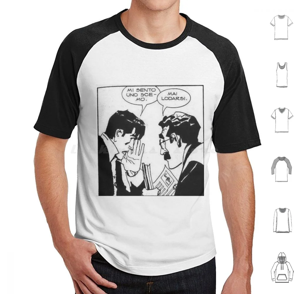 Dylan Dog T Shirt Big Size 100% Cotton Dylan Dog Fumetto Fumetti