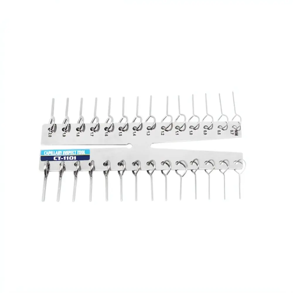 HVAC Maintenance Instrument Capillary Tube Measuring Caliper Stainless Steel Pipe ID OD Sizer Device