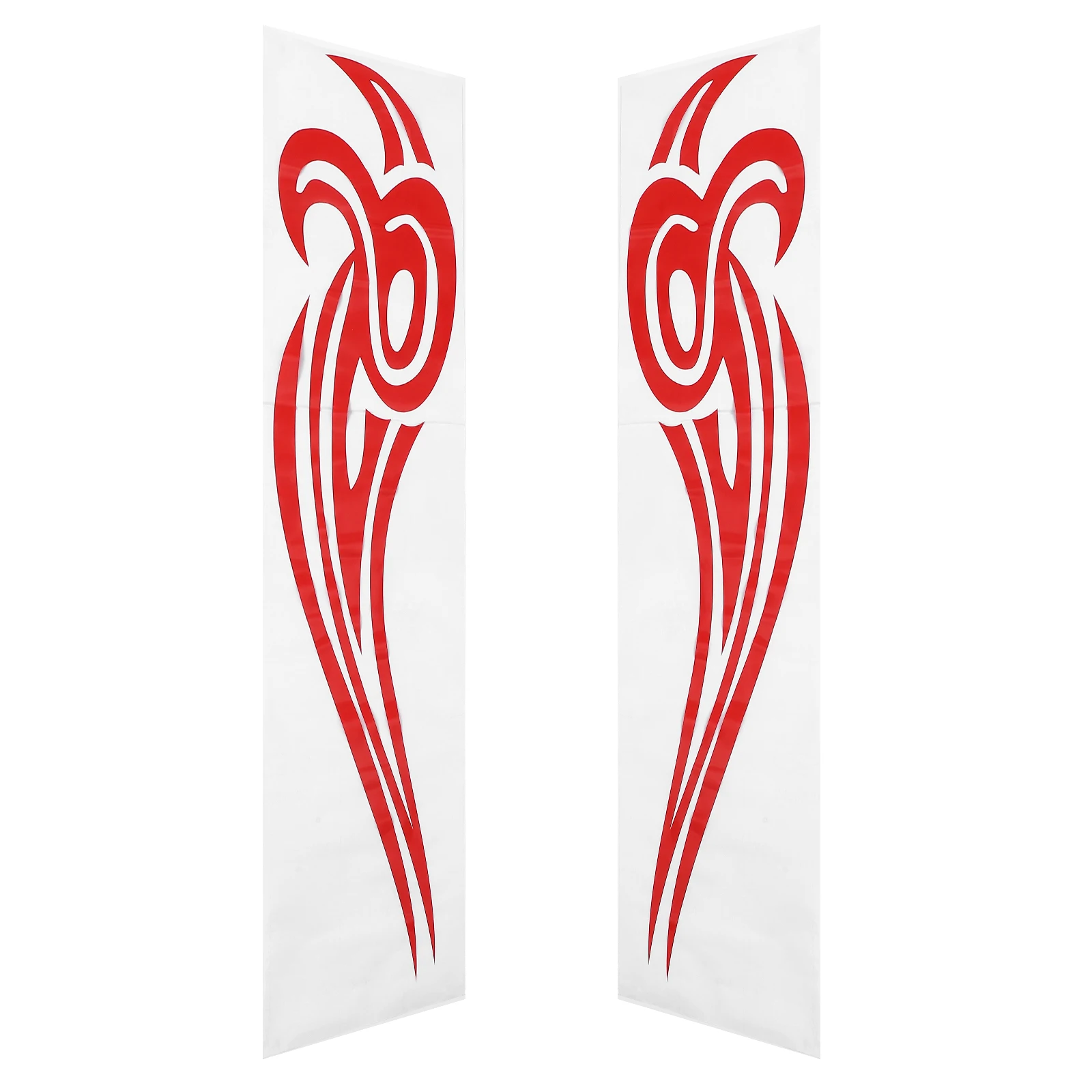 

2pcs Car Sticker Hood Exterior Decoration Auto Body Pvc Decal Durable Vehicle Graphics Self Adhesive Car Decorative