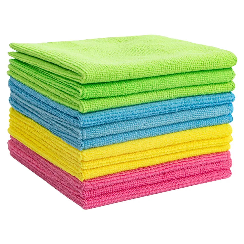 

12pcs Cloth 30x30cm Microfiber Thickened Towel Car Washing Cloths Super Absorbent Car Wash Home Use Dry Wipes Vehicle