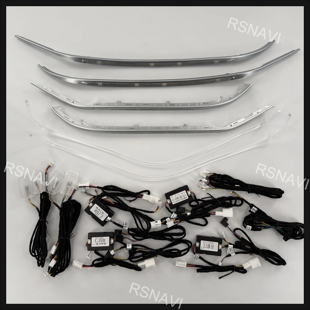 Basic 64-Color Ambient Lighting Kit for Mercedes-Benz C-Class W205 GLC X253 2015-2021 Interior Accent Light Retrofit Accessories
