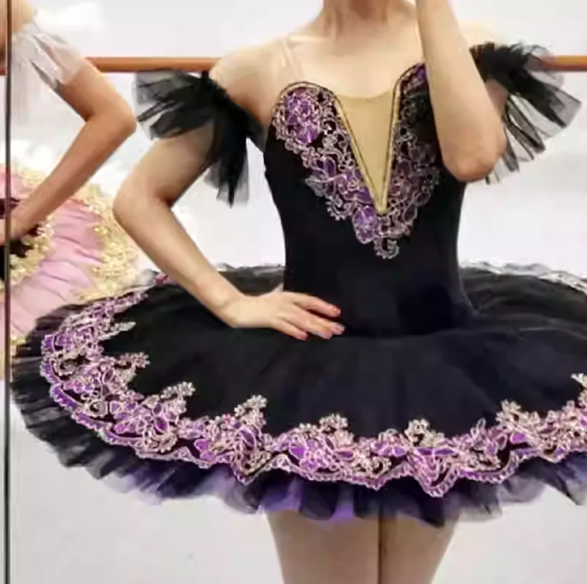 Baletowa spódniczka tutu profesjonalne dzieci Eskirada sukienka baletowa dziewczyny dzieci odzież do tańca brzucha kostium sceniczny