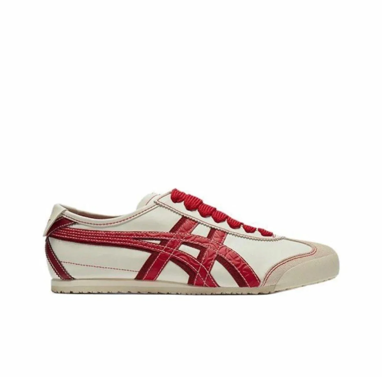 Onitsuka Tiger MEXICO 66 Men and Women Skate Shoes Leather Anti-slip Low-Top Sneakers Year of The Snake Limited