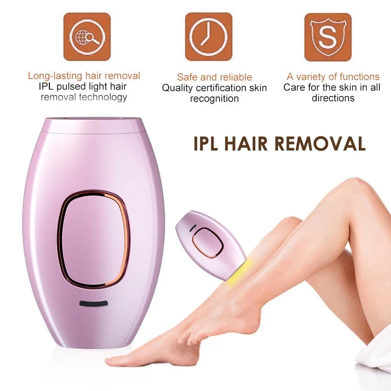 IPL Painless Hair Removal 500000 Flashes 5 Gears Laser Pulses Permanent Depilator Epilator For Armpit Back Legs Arms Face Bikini