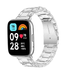 Bracelet For Xiaomi Redmi Watch 3 Active Strap Stainless Steel Watchband Xiaomi Redmi Smart Watch 3 Active Band Resin Bracelet