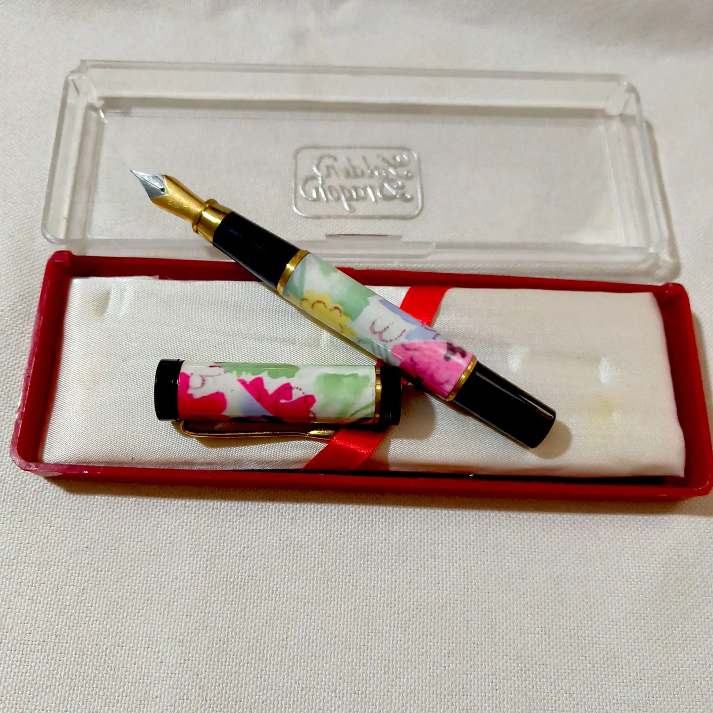 Chinese Dandong Jinlong Auspicious Pen Copper Barrel Pen 1990s Style Rare Vintage Collectible