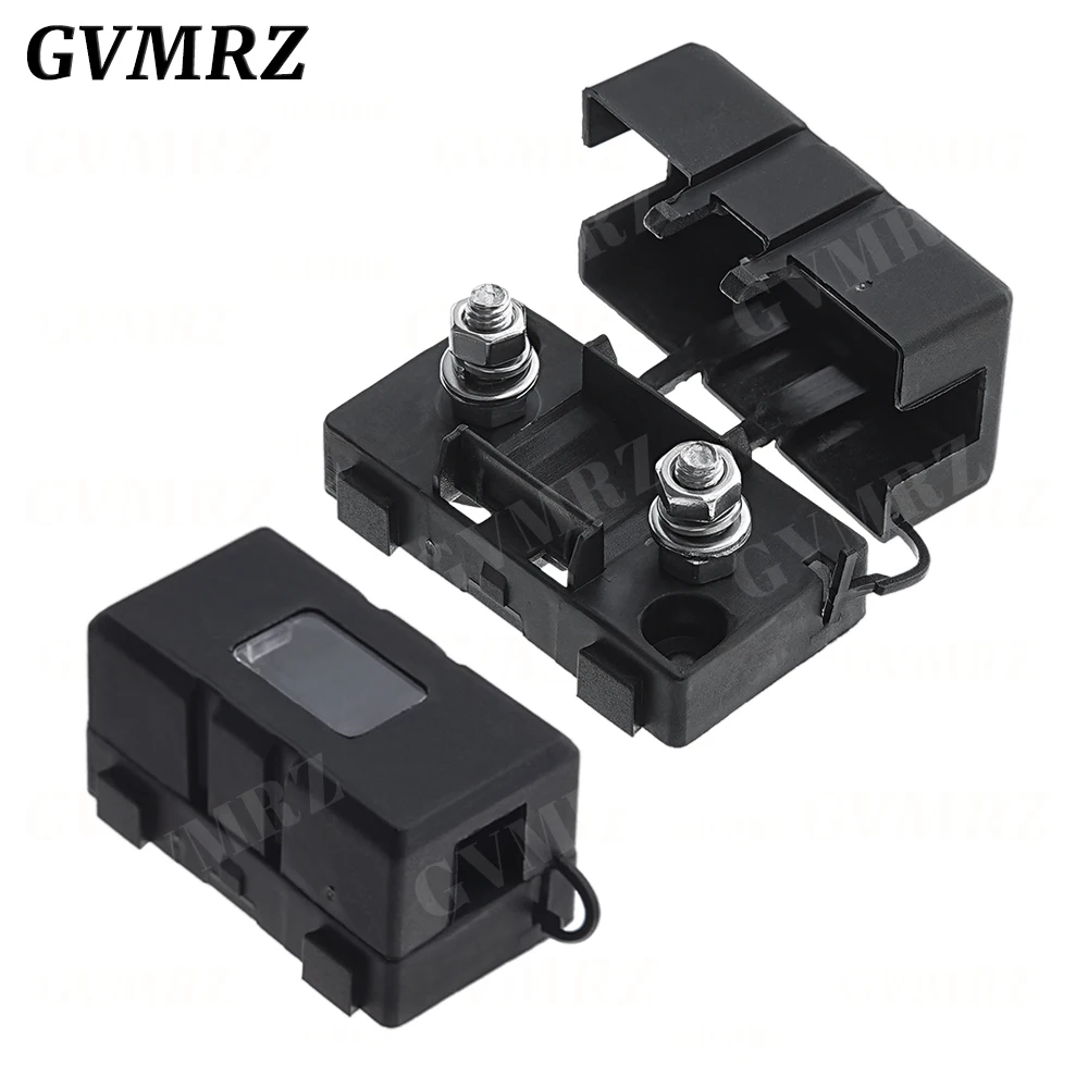ANS-8 Trumpet Fork Plug Type The Fuse Holder 52x27.5mm Safety Plate Base Car Carrier Fuse Box Bolt Type