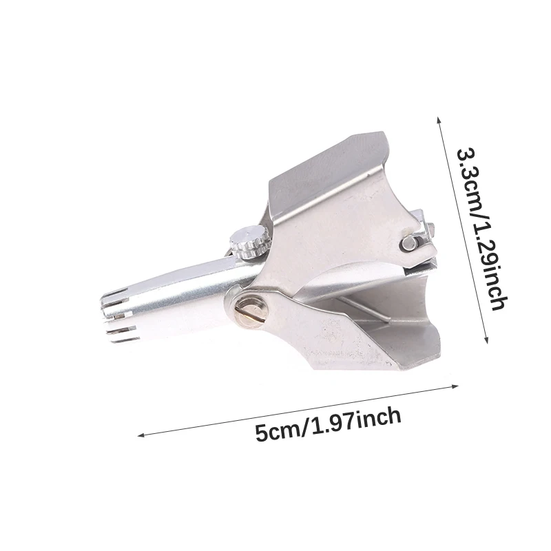 1Set Neus Haar Trimmer Reiniger Voor Mannen Vrouwen Roestvrij Staal Handmatige Mechanische Scheermes Wasbare Ontharingshulpmiddelen