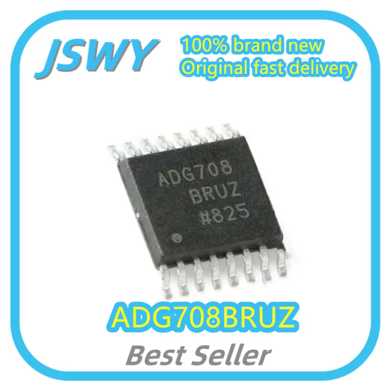 (10/50pcs) ADG708BRUZ  ADG708 708BRUZ TSSOP-16 Multiplexer Chip Genuine Ships Fast