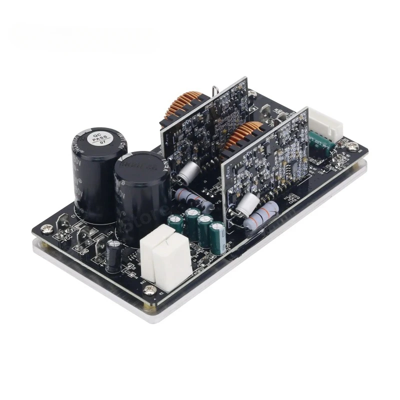 

UCD Dual Channel D-Class Stereo Digital Power Amplifier 2x500W HiFi Power Amplifier Module (+/-35 - 55V Power Supply)