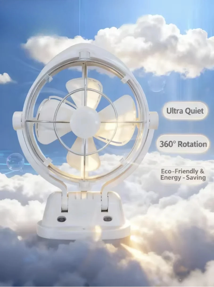 Ventilation for Camper Motorhome Caravan 12V/24V RV Roof Vent Fan with Remote Control 360° Reversible Exhaust Air