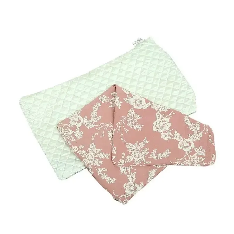 Pillowcase Square Cervical Pillowcase Made Of Pure Cotton Fabric With Exquisite Patterns  Thickened Zip-up Adult Single 1Pcs