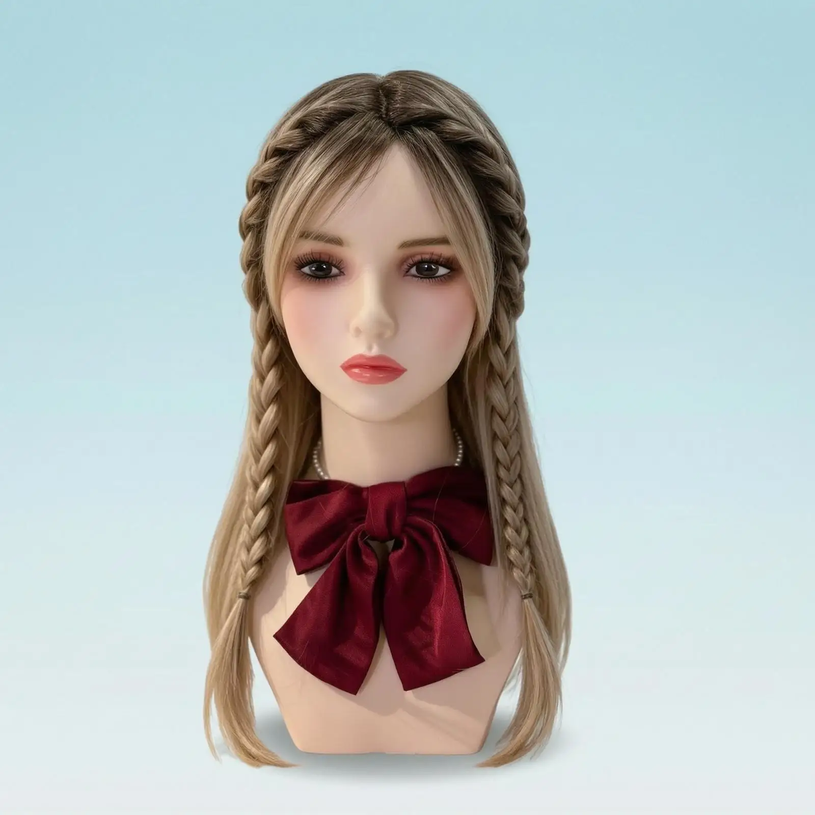Mannequin Head with Shoulders and Chest Makeup Jewelry Display Bust High Quality