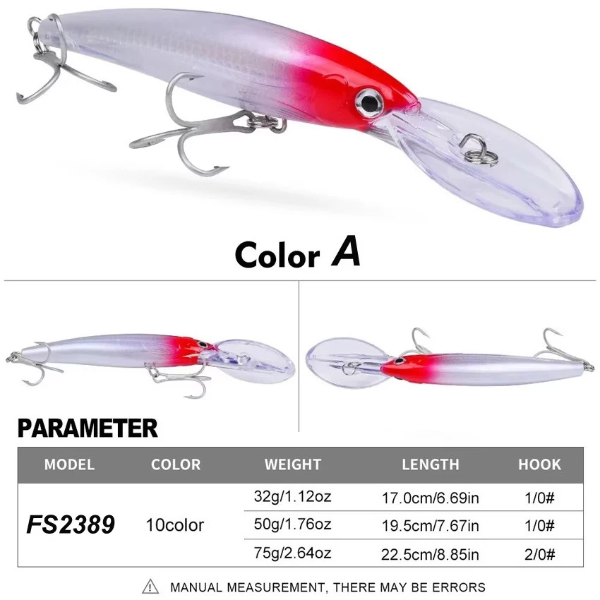 1pcs 32g 50g 75g Big Floating Minnow Fishing Lure Bait Long Casting Saltwater Sea Bass Lures Hard Bait Minnow Fishing Tackle - AliExpress 18 1pcs 32g 50g 75g Big Floating Minnow Fishing Lure Bait Long Casting Saltwater Sea Bass Lures Hard Bait Minnow Fishing Tackle - AliExpress 18