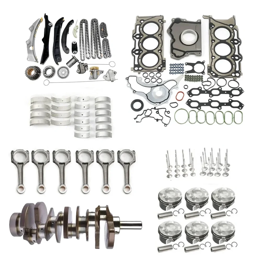 Engine Rebuild Overhaul Kit For Maserati Ghibli / Levante / Quattroporte 3.0L Twin Turbo V6 Gas DOHC M156 M156B 2014-2025