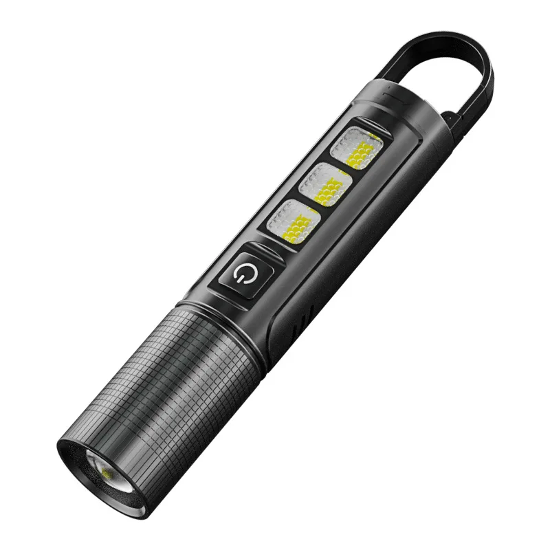 Flashlight Super Bright Rechargeable Ultra Bright Long Range Small Portable Multifunctional Household Outdoor Tactical LED Light