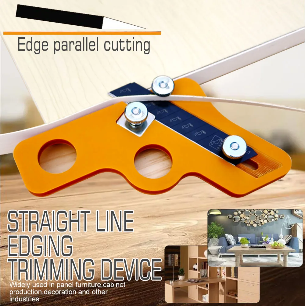 Manual Edge Banding Trimmer Veneer Edge Cutter Tool Woodworking Chamfer Plane Wood Chamfering Fillet Scraper Board Deburring