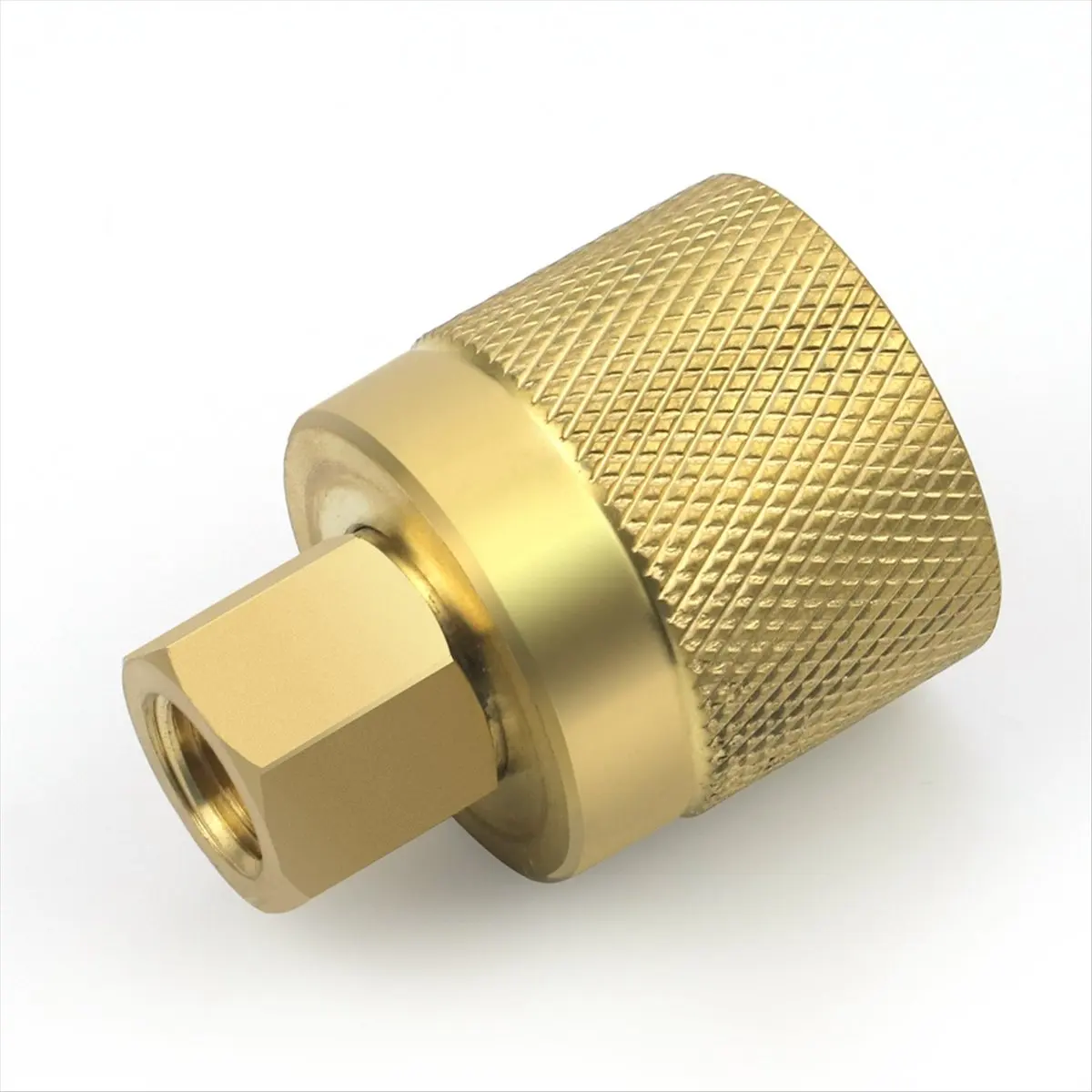 

#87J DIY & Tools,RE7141F Forklift Propane Tank Connector Forklift Connector (Gold)