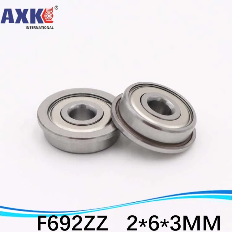 F692 F692-ZZ F692ZZ F692-2Z F692Z zz z 2z Flange Flanged Deep Groove Ball Bearings 2 x 6 x 3mm High Quality 2*6*7.5*3*0.8 mm