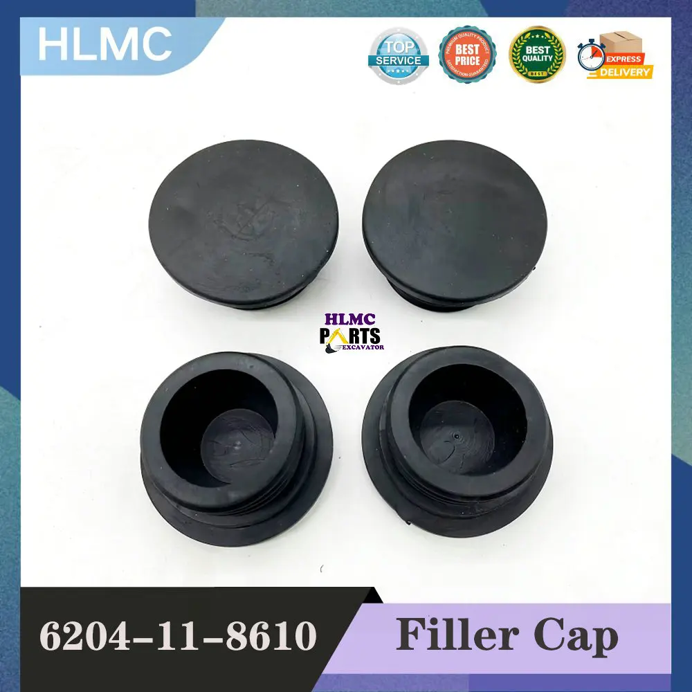 Construction Machinery Parts 6204-11-8610 Excavator Oil Filter Cap for PC130-7 PC200-7 PC240-8 PC200-8 Oil Filler Cover