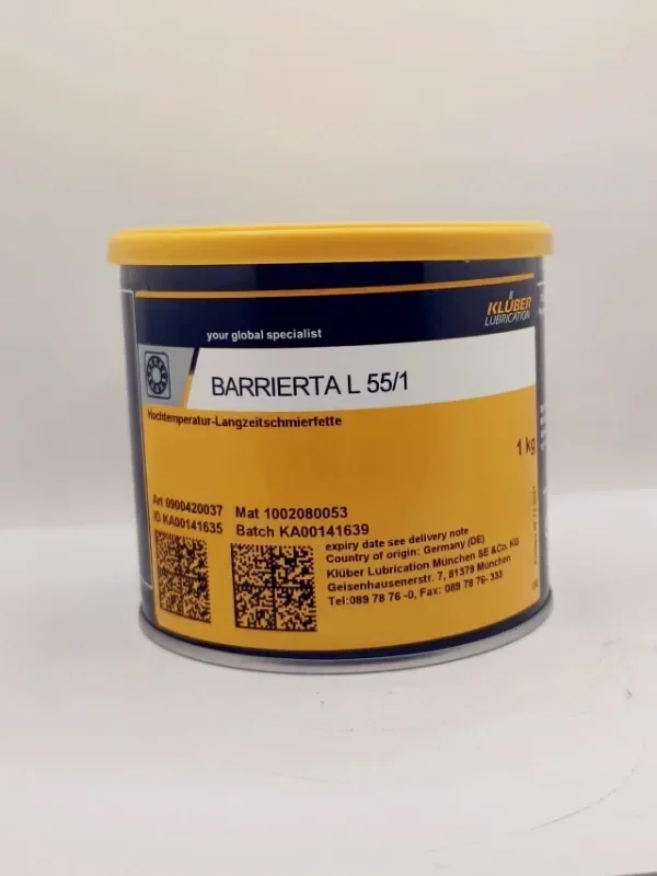 Kluber L55/2 L55/3 L55/0 L55/1 Perfluoropolyether شحم يحمل درجة الحرارة العالية GR AR 555