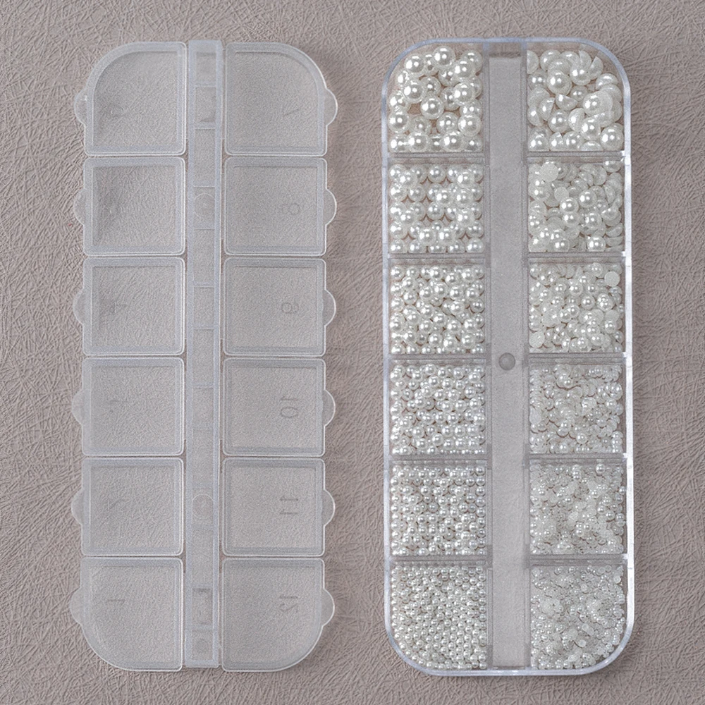 Accesorios populares para uñas, Mini cuentas doradas, flor pequeña, resina de cinco pétalos, juego de uñas con cuentas de acero y pétalos mezclados