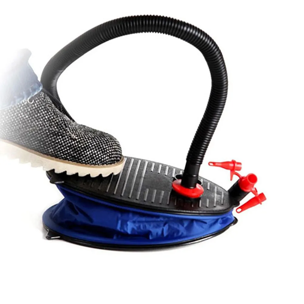 

Ножной насос для надувных матрасов, каяков, мячей для йоги, воздушных шаров, универсальный ручной насос с 3 насадками