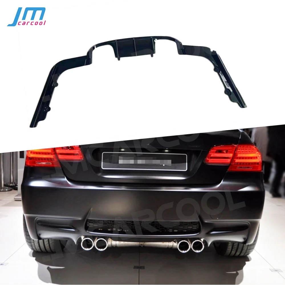 

Car Rear Diffuser Bumper Spoiler Rear Splitters Canards Flaps for BMW E92 E93 M3 2009-2012 V Style Back Bumper Guard Protector