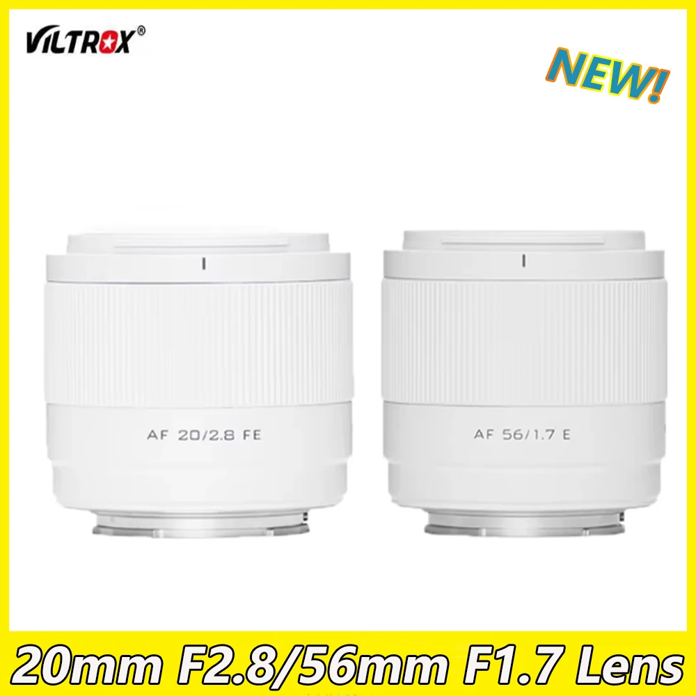 VILTROX 20mm F2.8/56mm F1.7 Camera Lens Ultra Wide Angle Auto Focus Lens For Sony E Mount Cameras