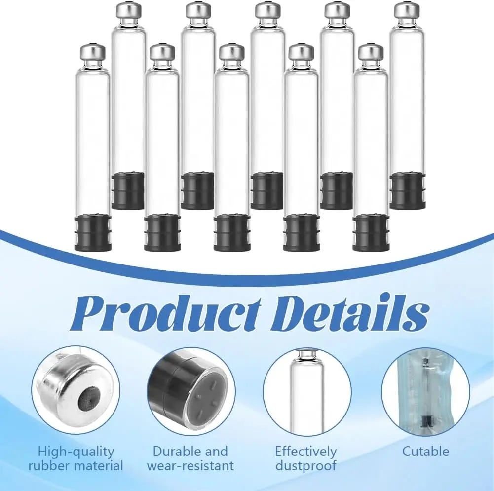10PCS 20PCS Empty 3ml Cartridges Clear Refill Cartridge Bottle Sterilized and Individually Packaged
