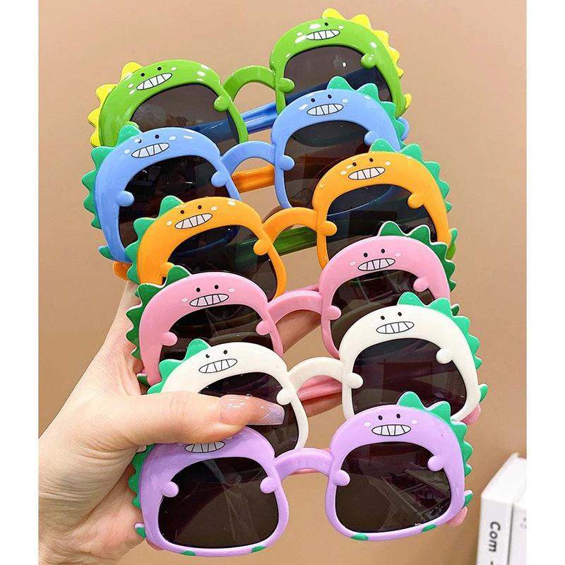 

1Pcc New Sunglasses Dinosaur Styling Children Sunglasses Polarized Eyewear Summer Eyeglasses Party Fashion Sunscreen Glasses