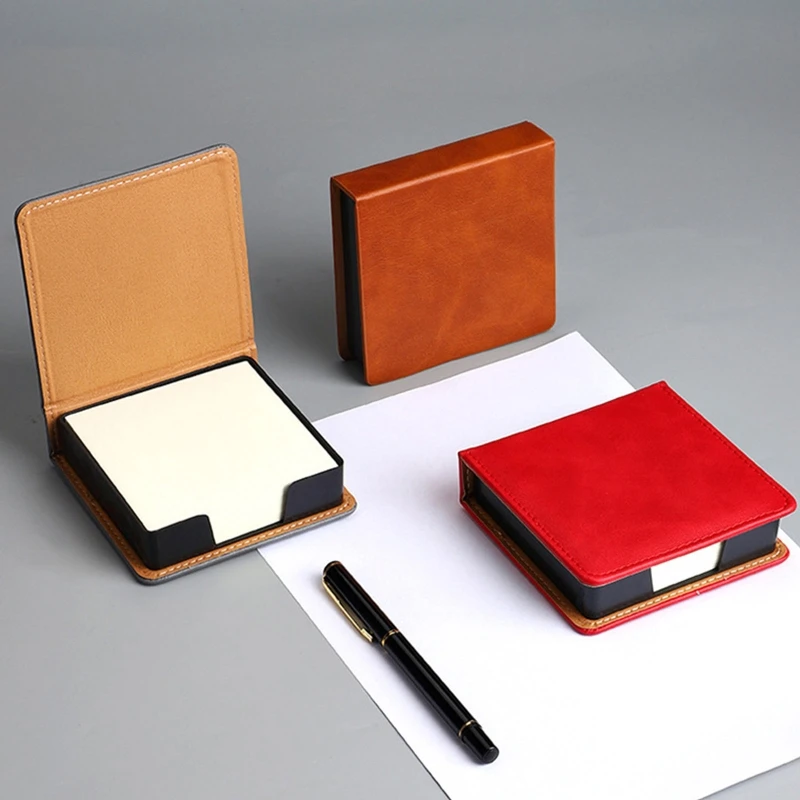الأزياء لزجة ملاحظة المنظم مربع الجلود مذكرة الوسادة موزع منظم سطح المكتب دروبشيب