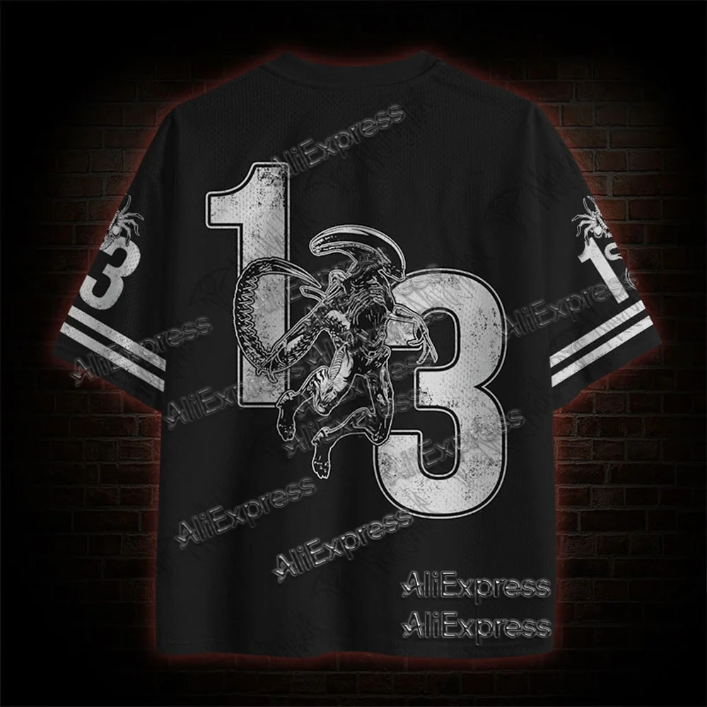 (ZZ) New Dark Series, Street Trendy Quick Drying Mesh Jersey, Sports Breathable Adult V-neck T-shirt, Handsome and Comfortable