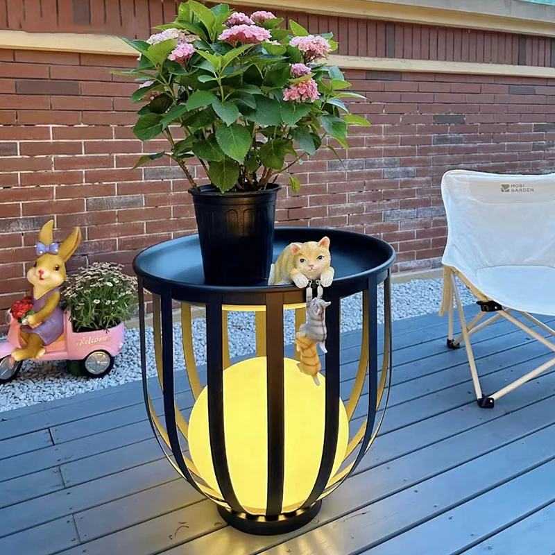Luminous floor lamp courtyard solar LED outdoor lighting non solar lamp outdoor garden lamp outdoor garden decoration