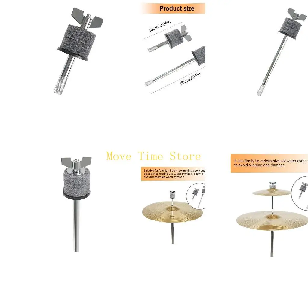 92ME Cymbal Stacker Mount Drum Cymbal Boom Arm Holder Snares Drum Cymbal Stacker Boom Arm for Playing Concert Music Enthusiast