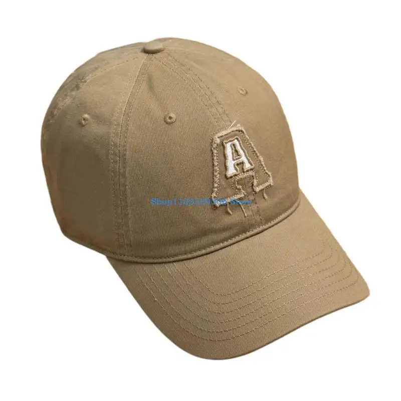 

400A Letter Baseball Hat Adjustable Spring Peaked Hat Girl Summer Sun Hat Outdoor Hat