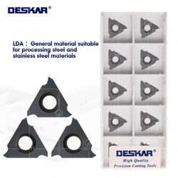 DESKAR 100% Original TGF32R/L 040 050 060 065 070 075 080 085 100 125 LDA Turning Tool CNC Lathe Cutter Carbide Grooving Inserts