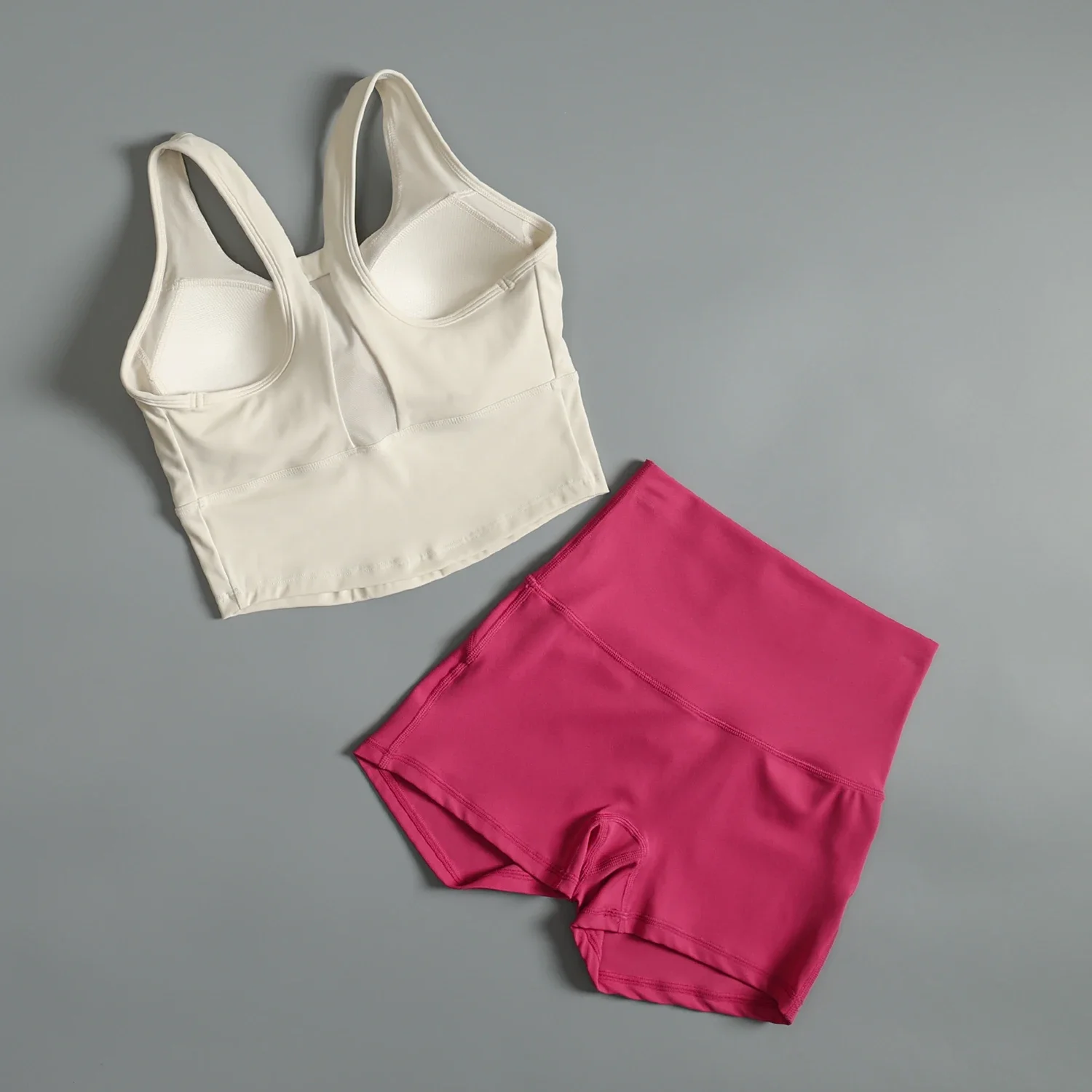 

Running training suit for women in summer internet celebrity beautiful sports fitness bra shorts fashionable professional