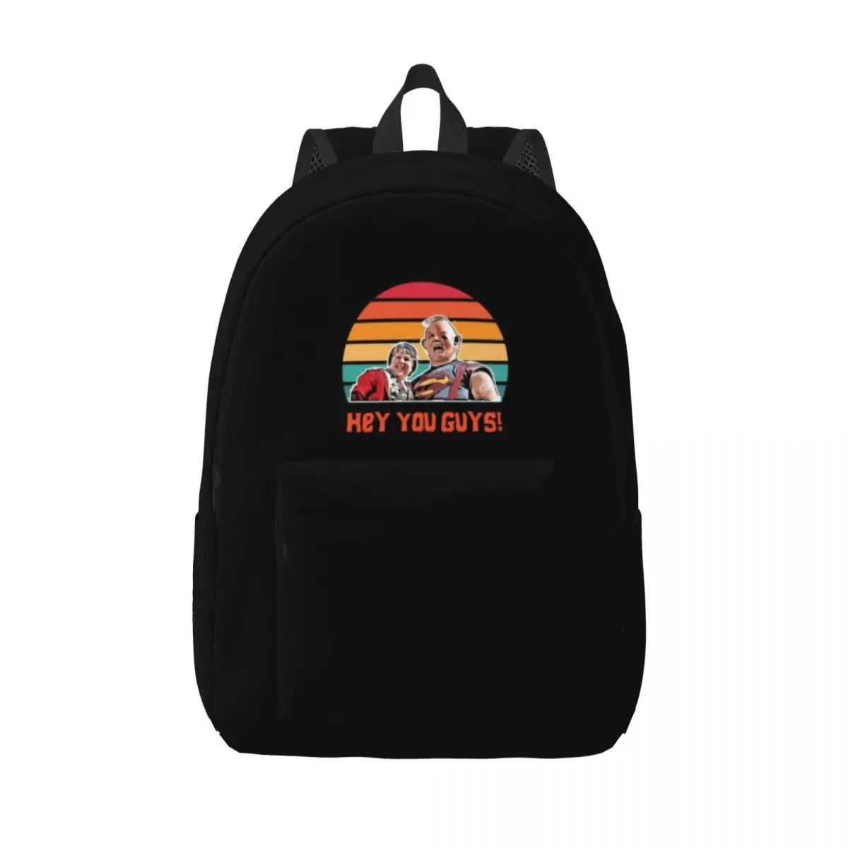 G-Goonies-Hey-You-Guys-Retro-Sunset Printed Lightweight Casual Schoolbag For School, Outdoor, Shopping, Office 15.7in 17.7in