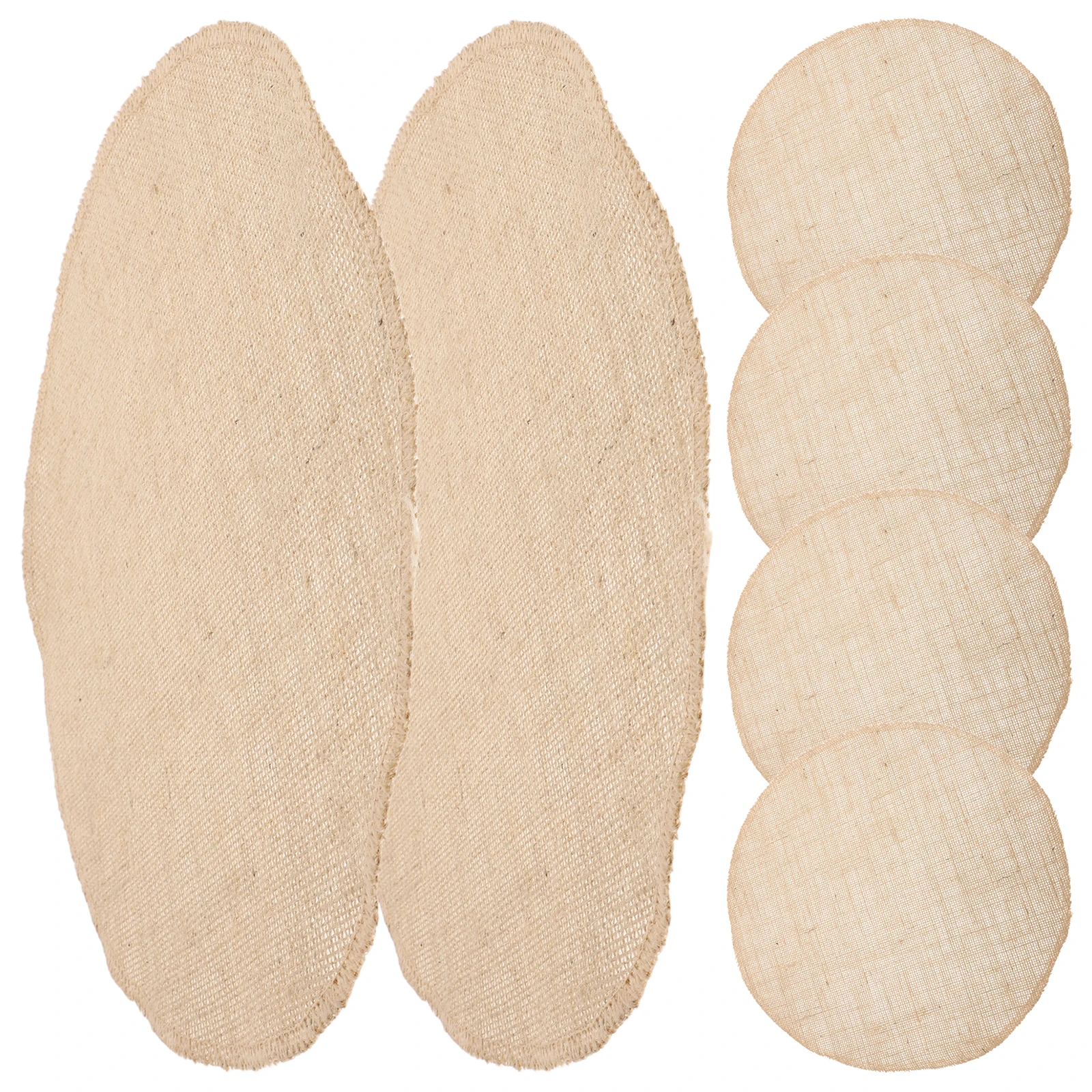 Manteles Individuales rústicos de estilo campestre, posavasos con aislamiento térmico para escritorio, tapete para mesa de fiesta y banquete, decoración estética redonda de Yute para el hogar, 6 uds.