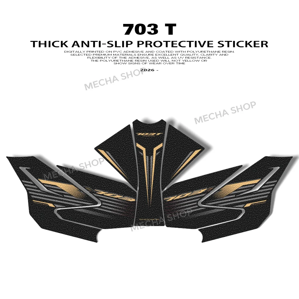 

Наклейка-защита на топливный бак для мотоцикла ZONTES 703T 703 T 2026, водонепроницаемая, для мотокросса, с защитой от скольжения и улучшенным сцеплением коленями с баком