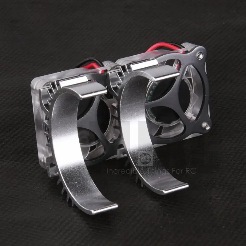 1/10 Climbing Car Upgrade Part For Trax Trx-6 T Trx4 82056-4 Trax Heat Sensitive Radiator Motor Cooling 2 Fan New