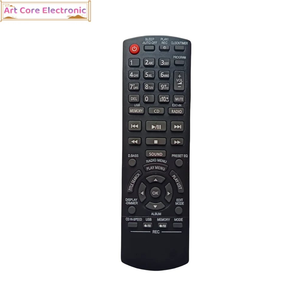 New remote control fit for Panasonic CD Stereo Audio System SA-AKX54PH SC-AKX52 SA-AKX52 SA-AKX34 SA-AKX54PN SC-AKX54 SA-AKX54
