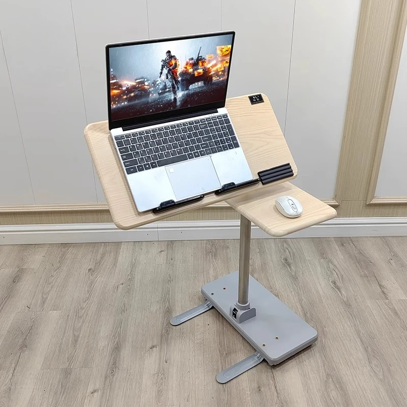 

IoT simple notebook computer table bedside computer lifting mobile bedside sofa lazy table